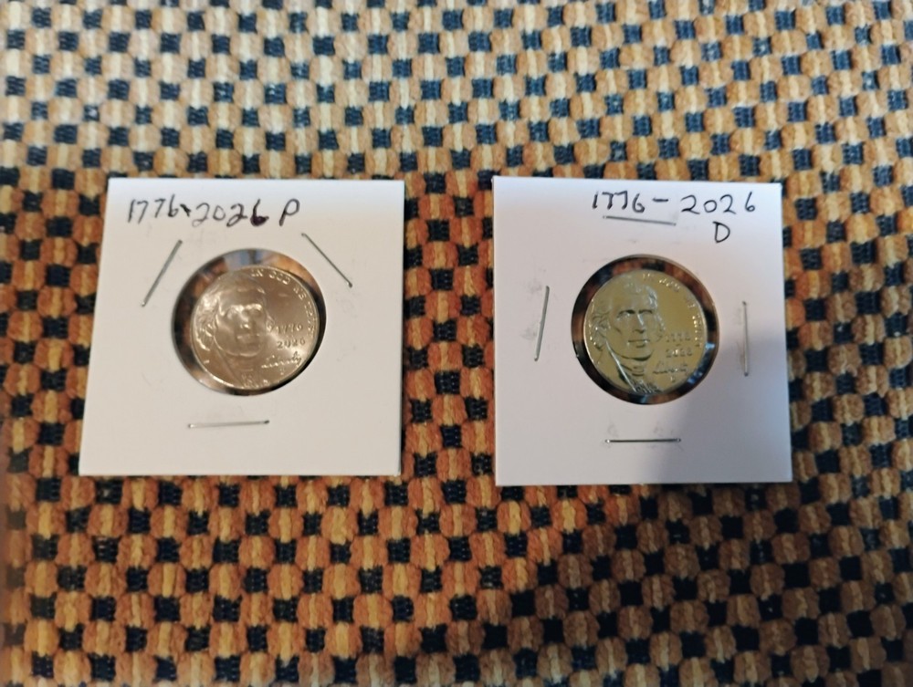 2026 P&D 5 Cent US Coin