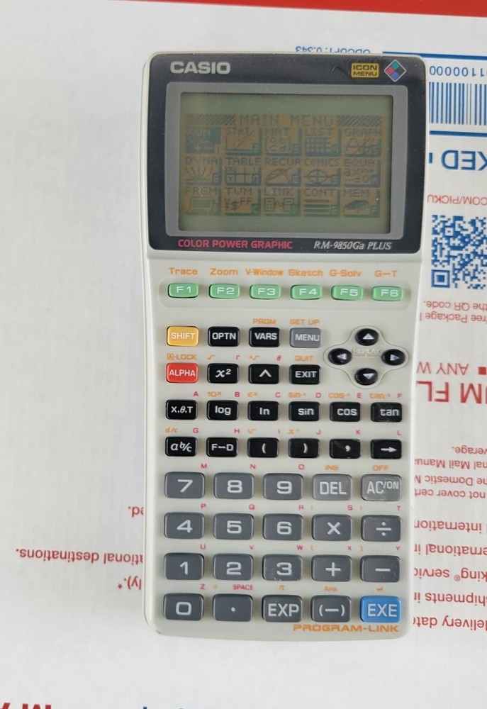 RARE Casio RM-9850Ga Plus ICON with Remote Function