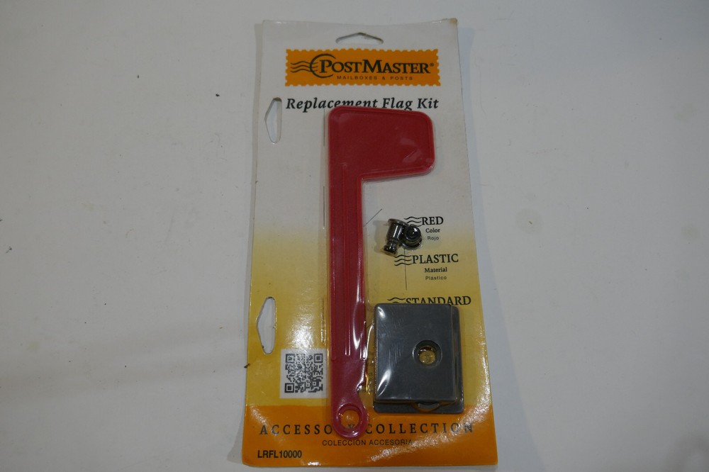 PostMaster Mailbox Replacement Flag Kit  Rust Proof Plastic Red - Gibraltar
