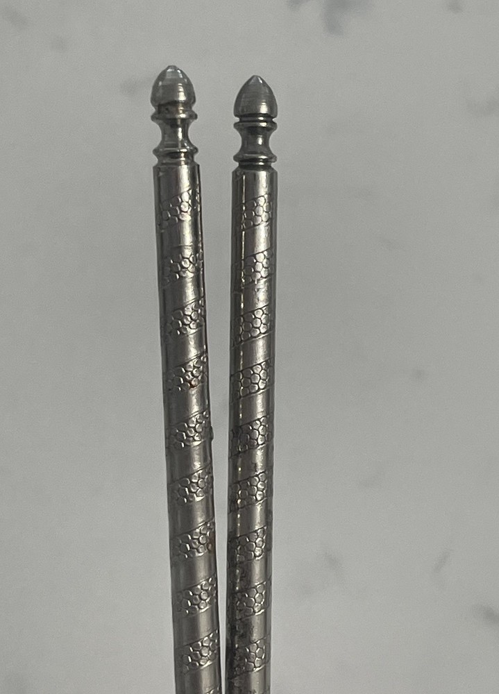 2 Vintage Metal Nutcracker Replacement Picks