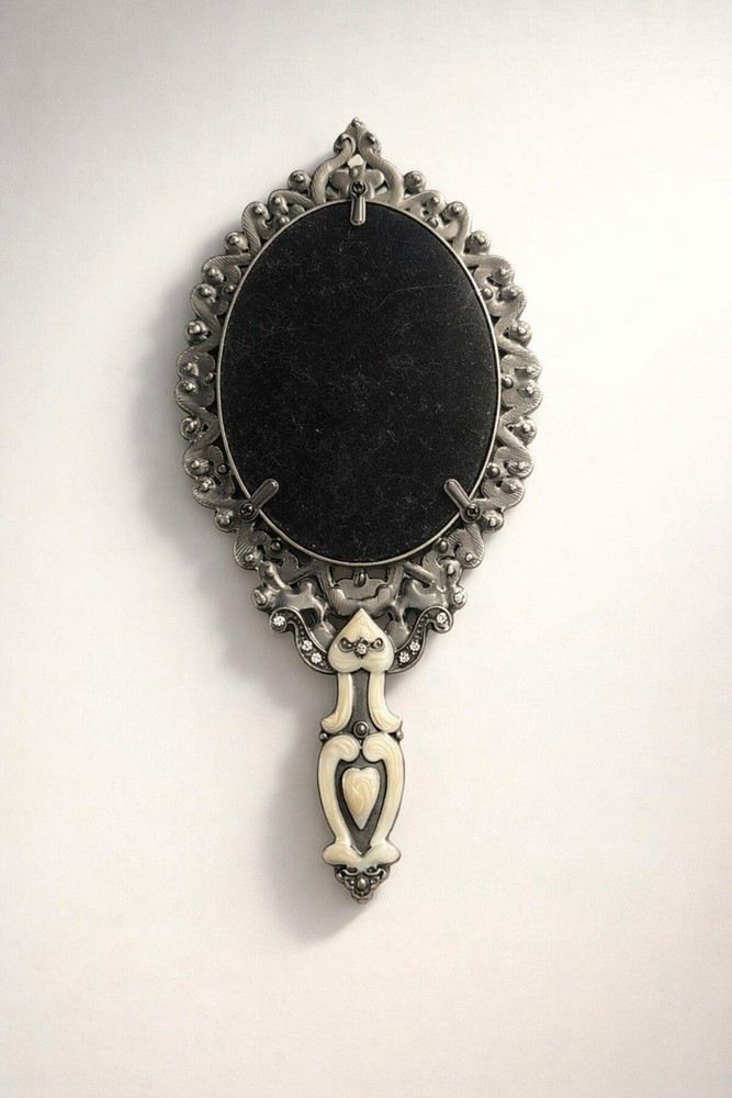 Vintage Ornate Handheld Vanity Mirror