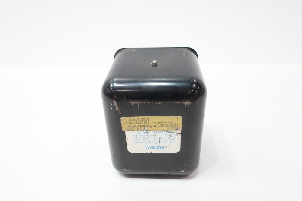 Webster 612-8AB051 Ignition Transformer 120v-ac