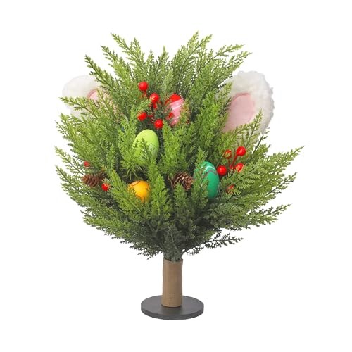 1Pcs Artificial Easter Egg Flower Table Ornaments, Easter Pastel Eggs Berry