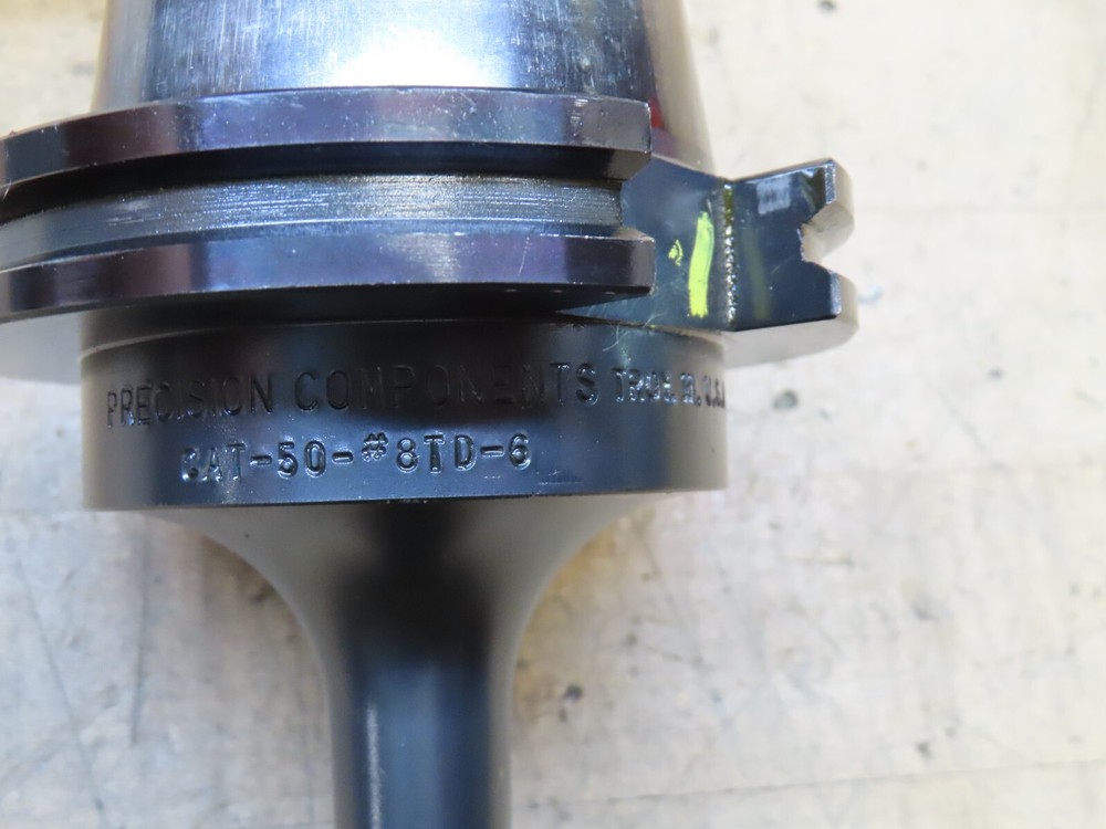 Precision Components Cat-50-#8TD-6 side lock 0.169" toolholder 6" projection