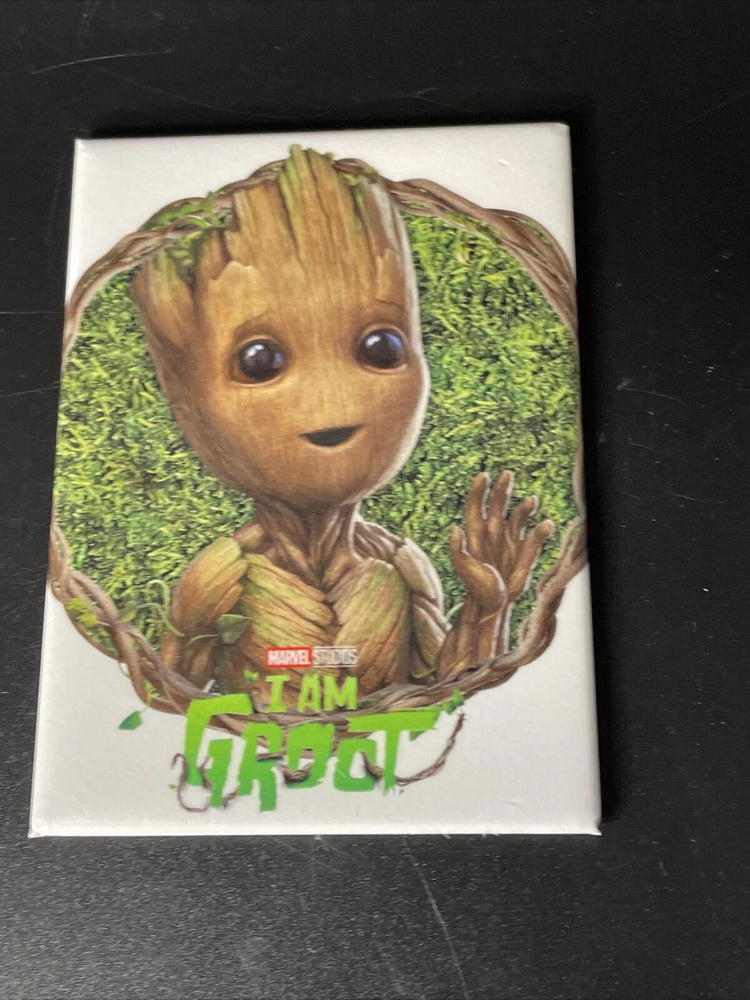 ATA-BOY Marvel I am Groot on Grass 2.5"x3.5" Magnet Refrigerators & Lockers
