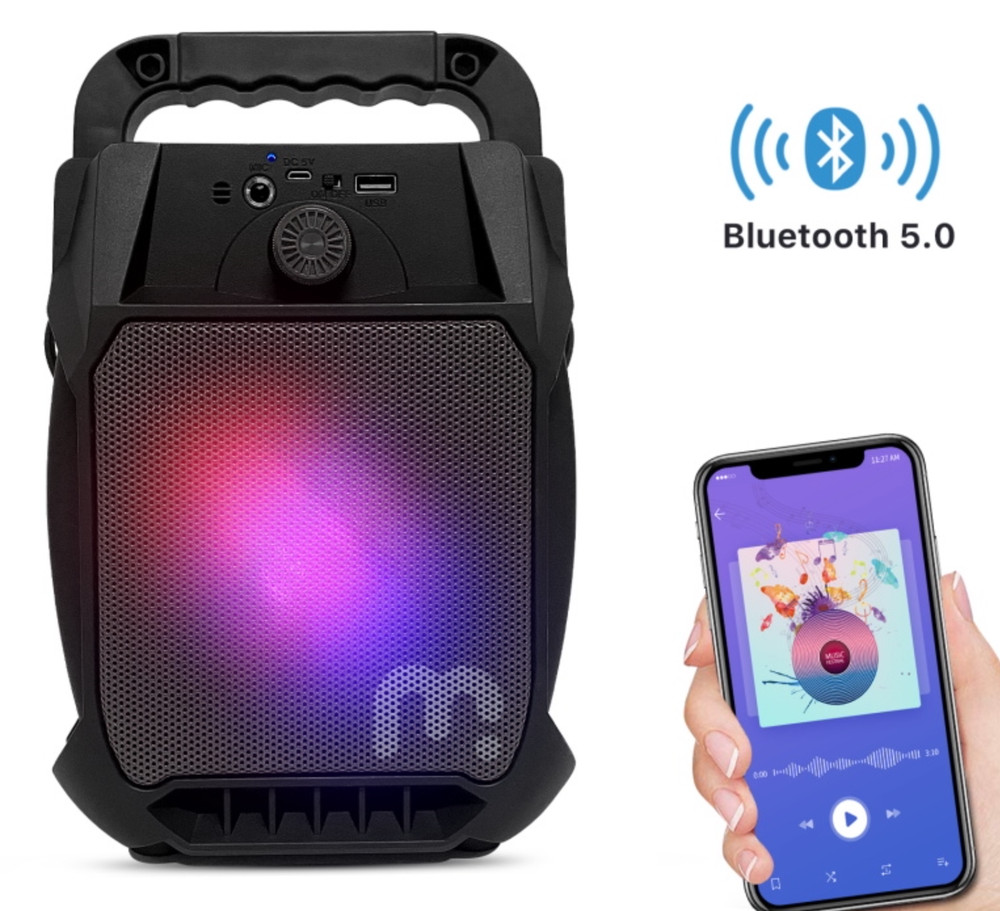 Portable LED Bluetooth Speaker - Mybat Pro Nova