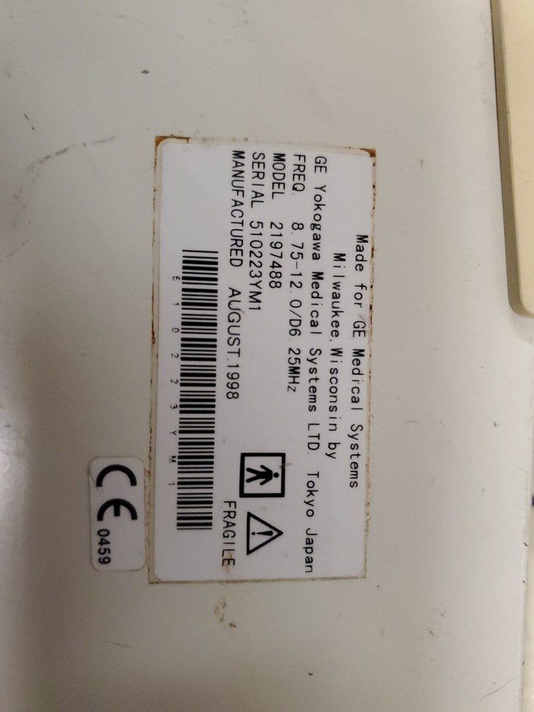 GE LA39 Linear Array Ultrasound Transducer Probe Model 2197488
