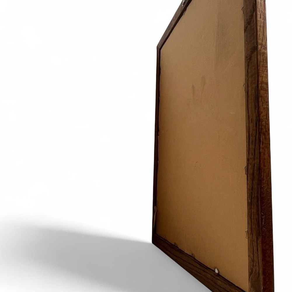 Vintage Rose Frosted Mirror