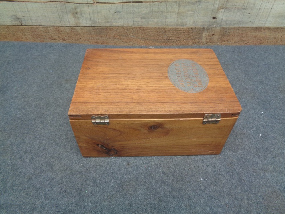 Bausch & Lomb Model R Student Microscope w/ Box & Micro Data Cards