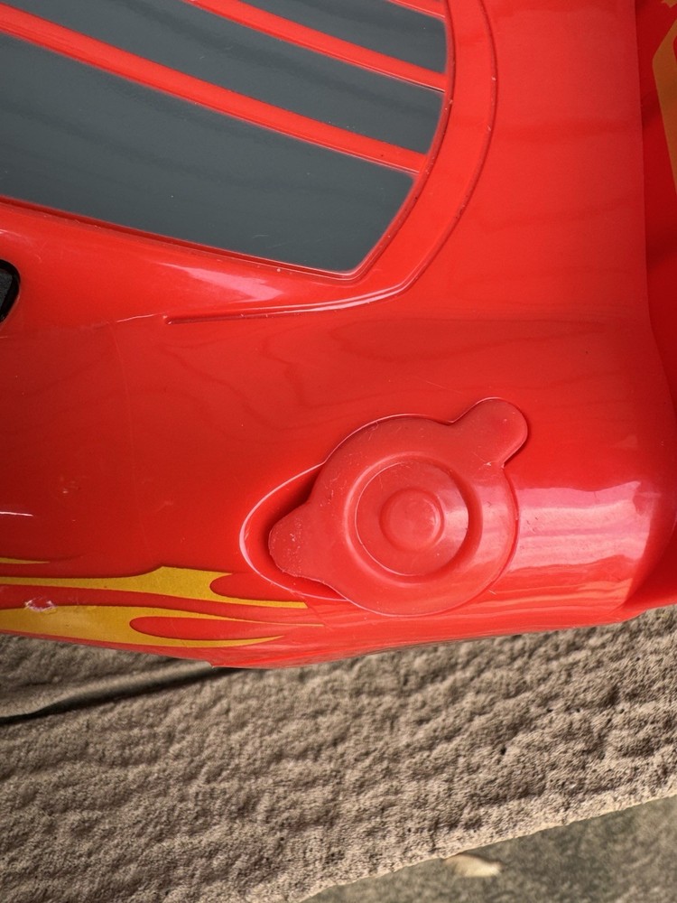 Lightning McQueen Bubble Machine Disney Store Lights Work Tested Read