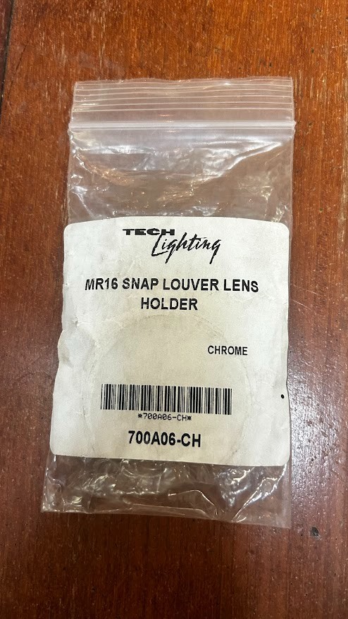 Tech Lighting 700A06-CH MR16 Snap Louver Lens