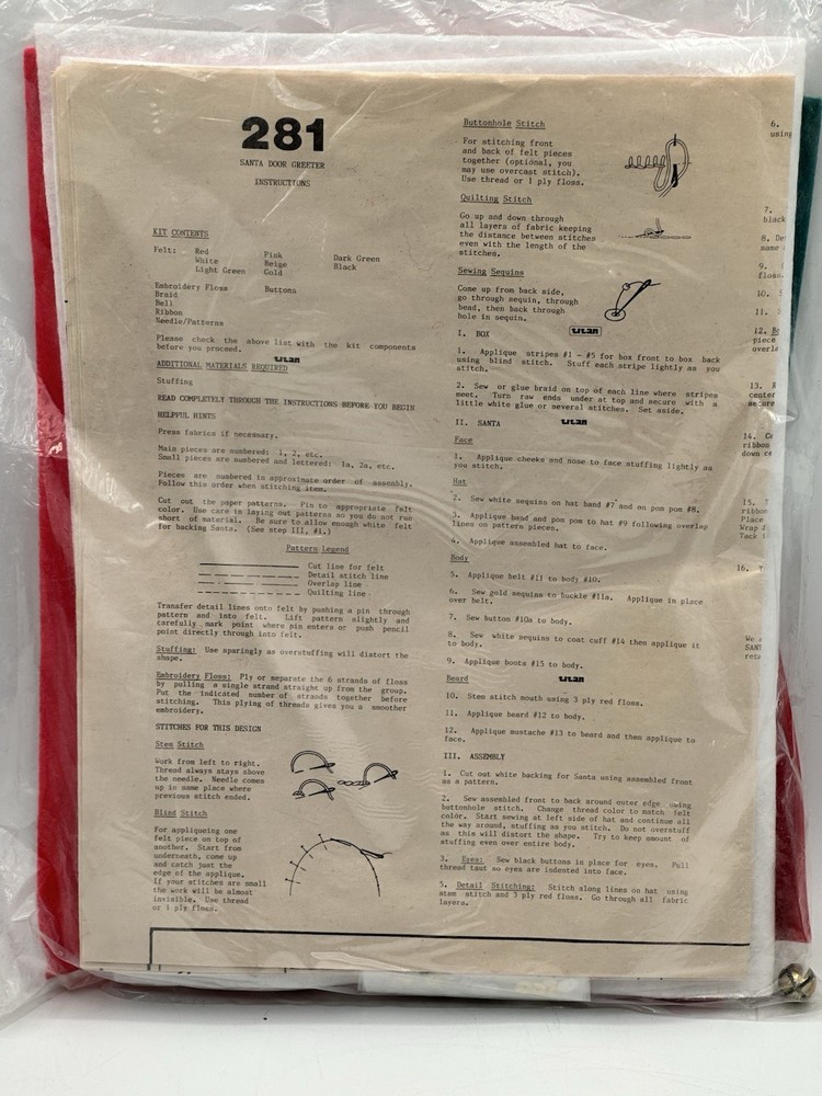 Titan Santa Door Greeter Kit 281 Sealed
