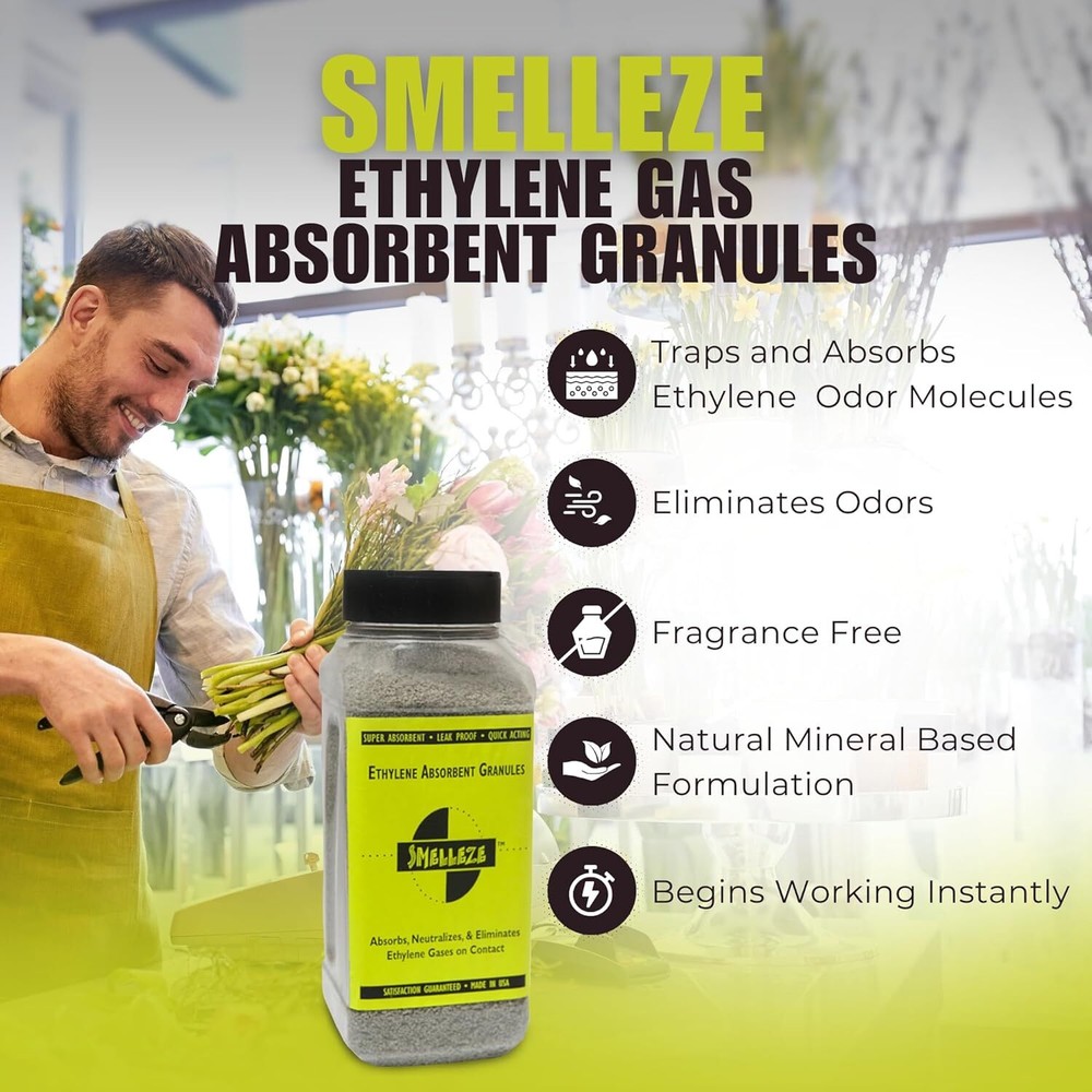 SMELLEZE Natural Ethylene Absorbent Granules