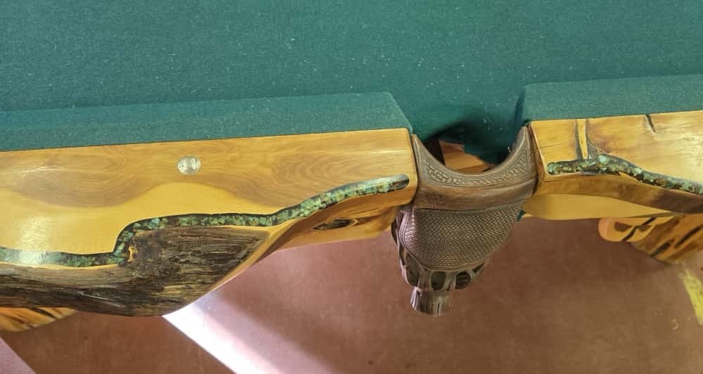 Turquoise Inlaid Pool Table