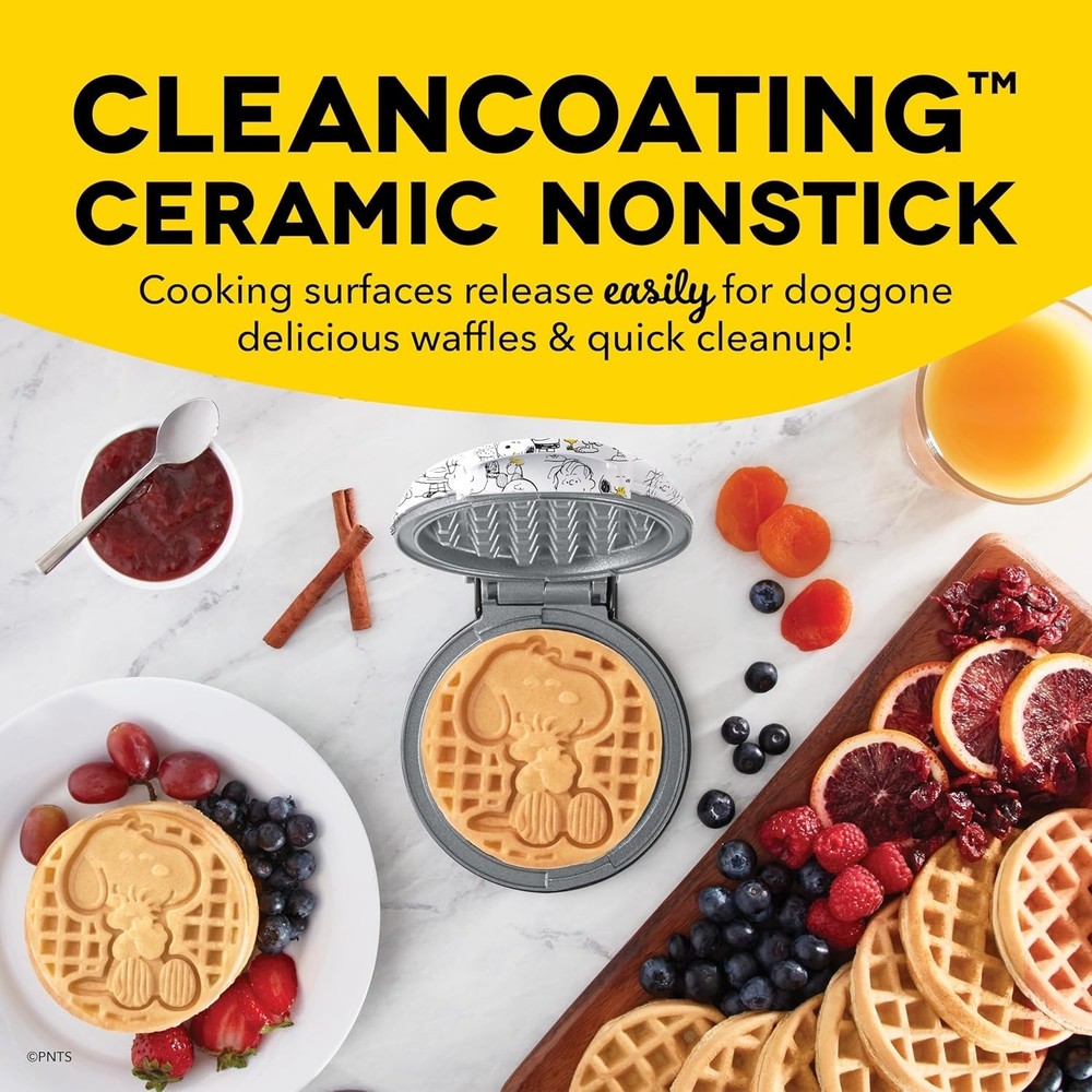 Peanuts X Mini Waffle Maker