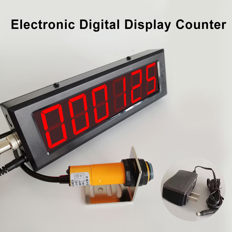 Electronic Infrared Induction Counter Digital Display Counting Conveyor Belt New
