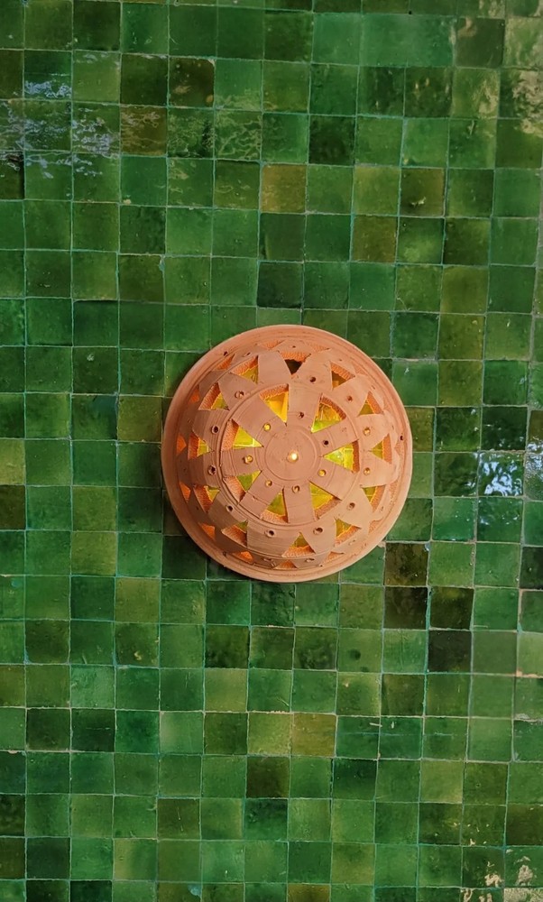 Handmade Moroccan Terracotta Wall Light