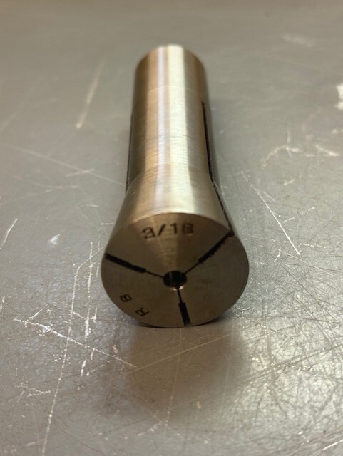 Lyndex 3/16" Round R8 Collet