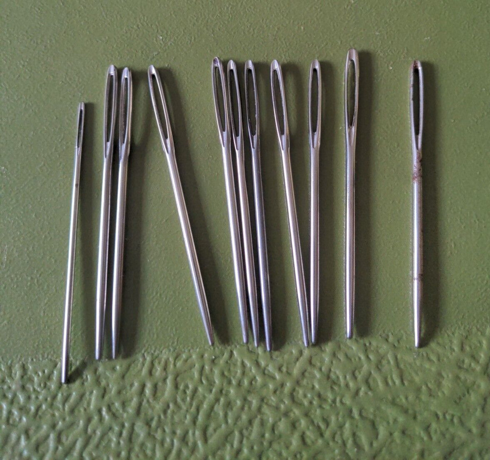 Lot of 11 Yarn Needles rounded tips