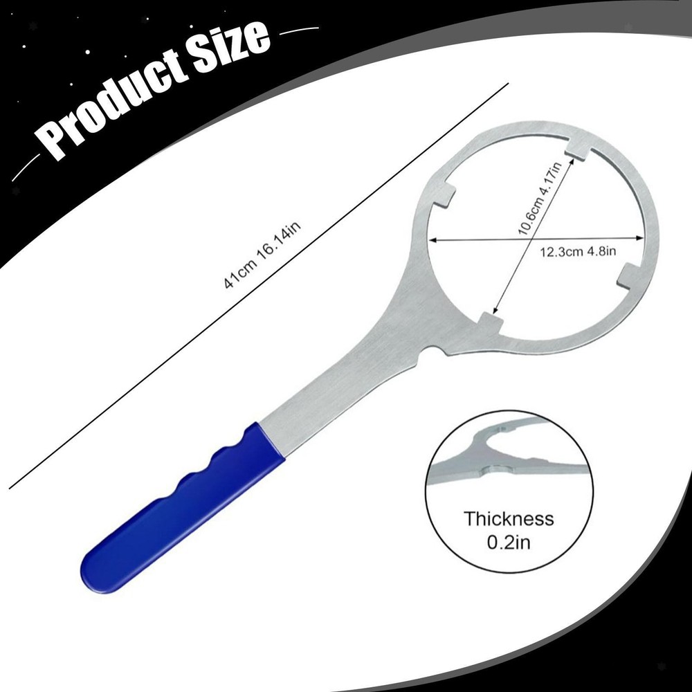 Water Filter Wrench Sturdy High Performance Compact Hand Tool Water Filter