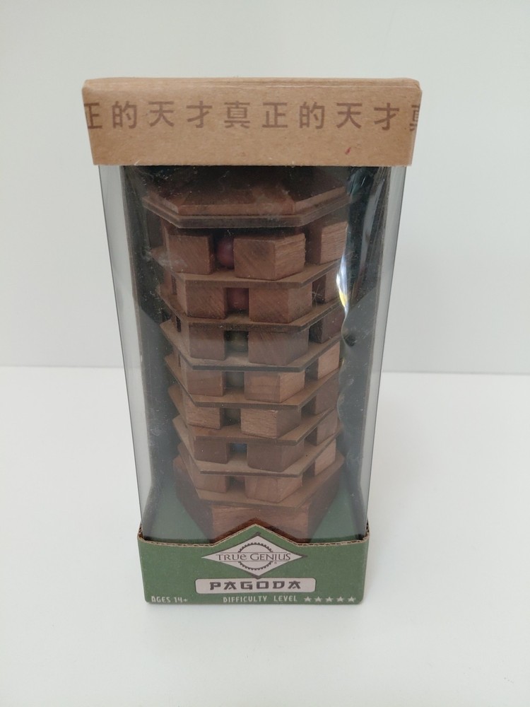 PAGODA True Genius  Five Star Difficulty Level 14+ Brain Teaser