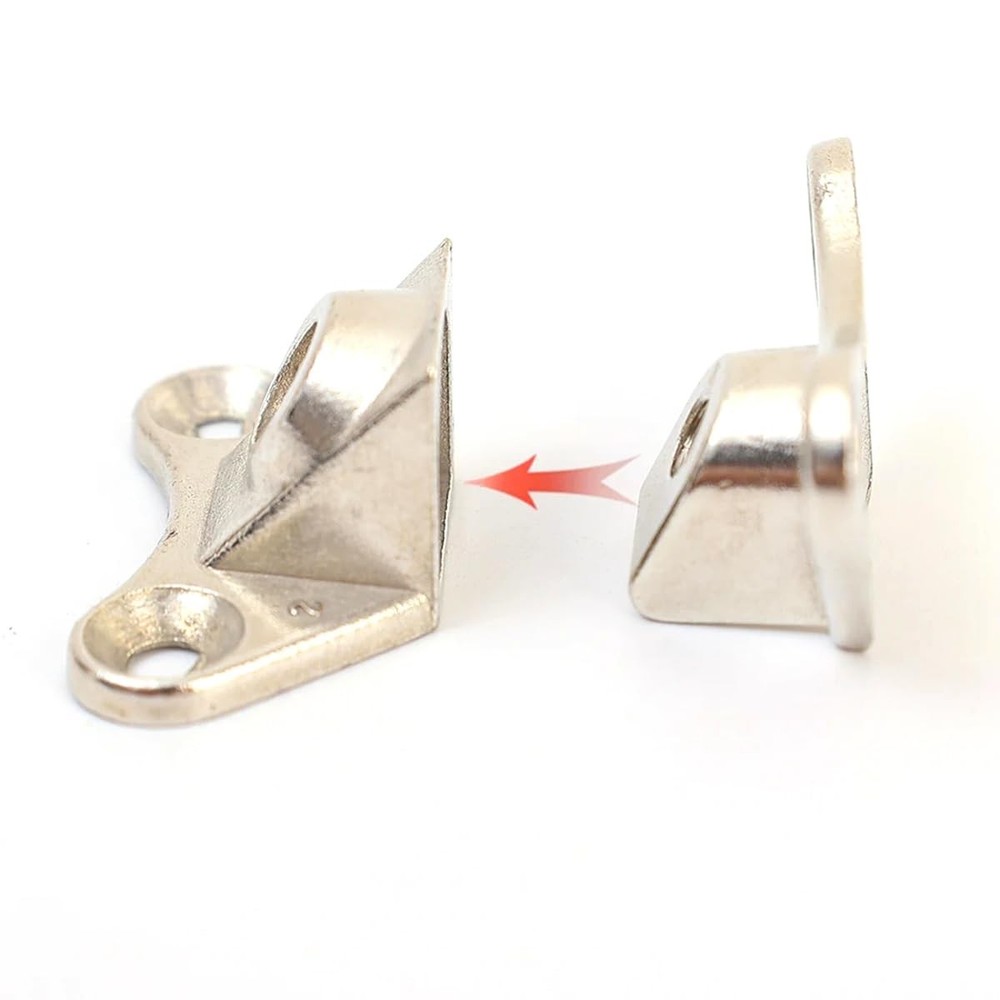 20 PCS Detachable Corner Brace L Shape Right Angle Metal Bracket Silver
