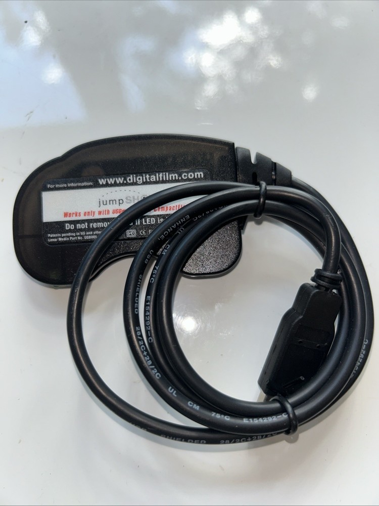 Lexar JumpShot Digital Compact Flash Card Reader USB USB005 Black