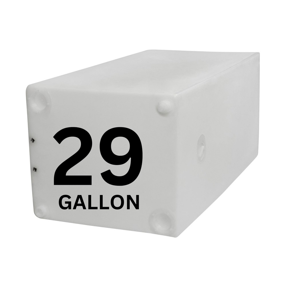 29 Gallon RV Fresh Water Tank, Potable Water Storage Tank for Drinking, Cooki...