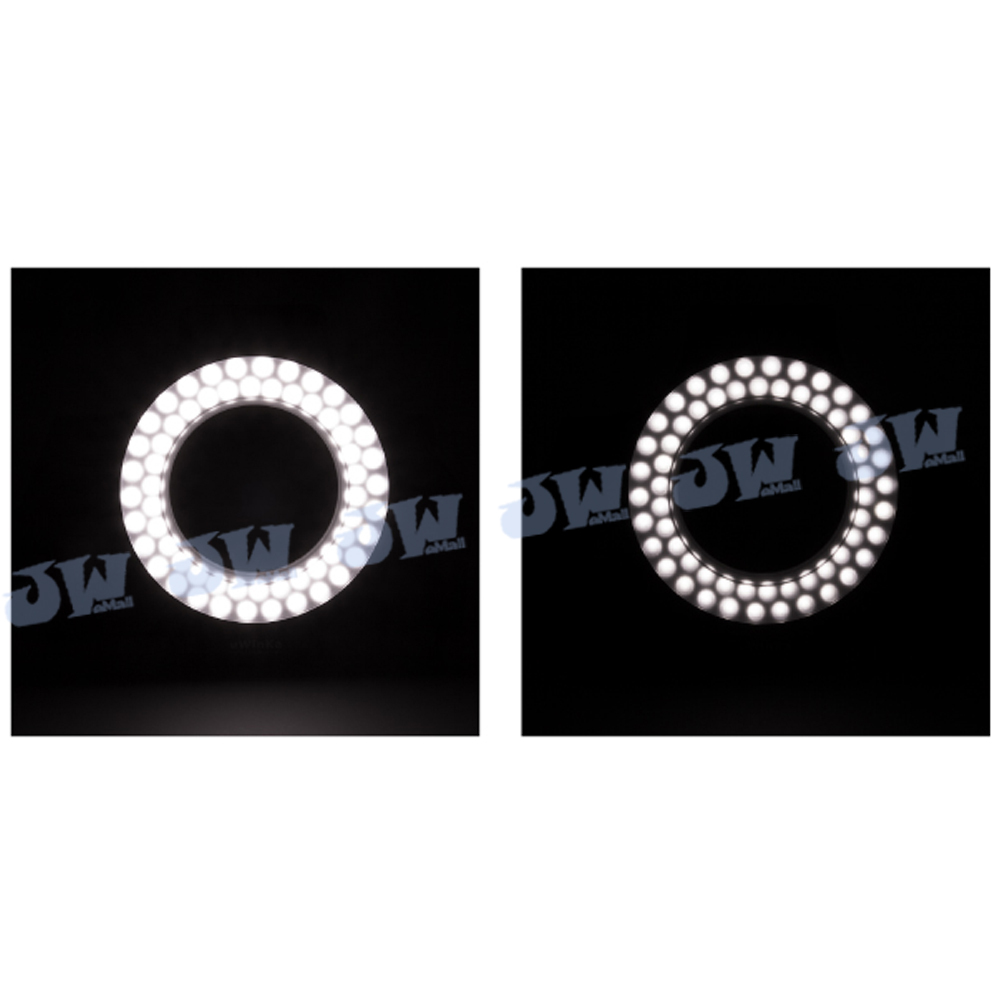 Universal LED Macro Flash Ring Light for Camera Lens, 6pcs Filter Thread Adapter