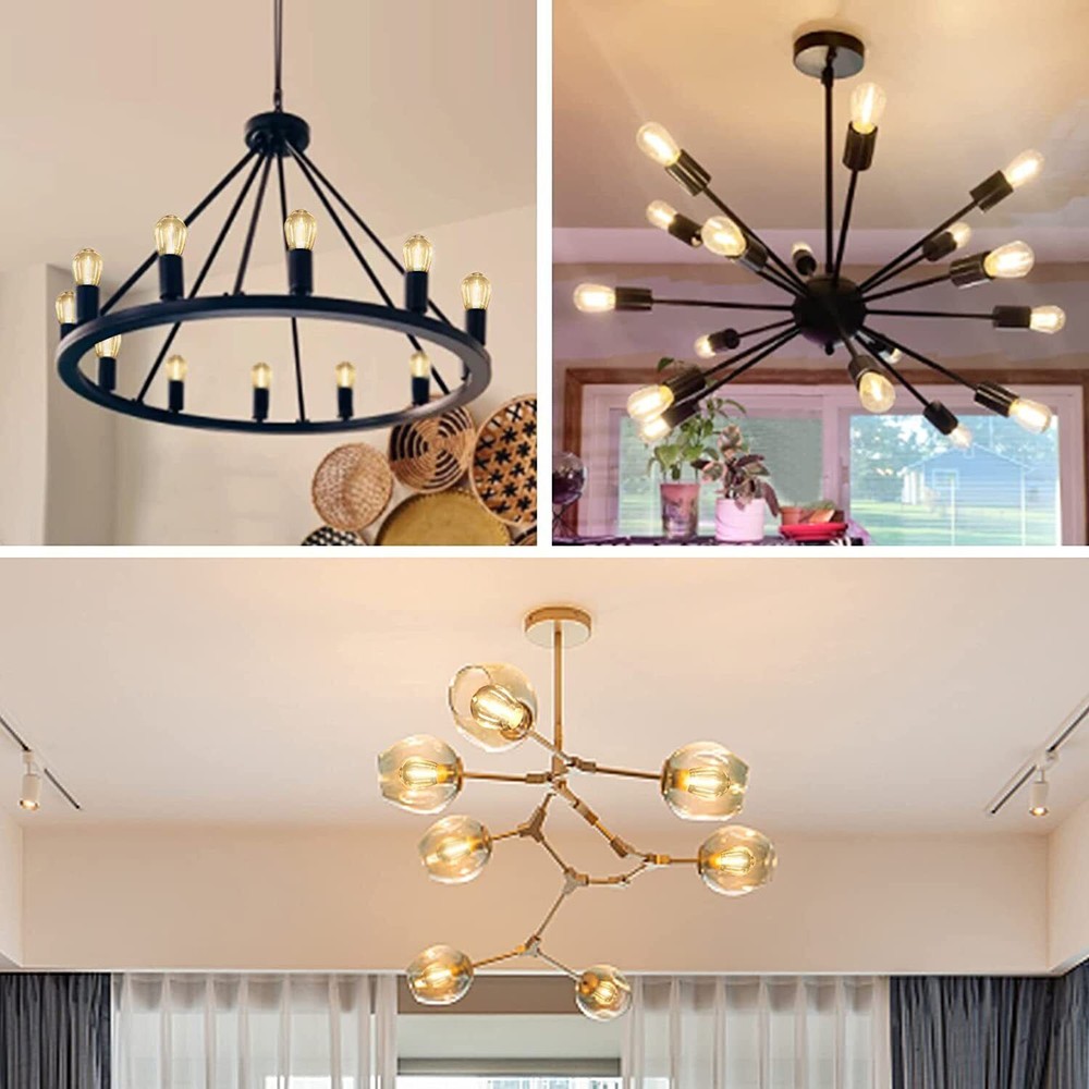 S14 E26 LED Bulbs Outdoor Edison Lights 2W, 15Pack for String Light Replacement