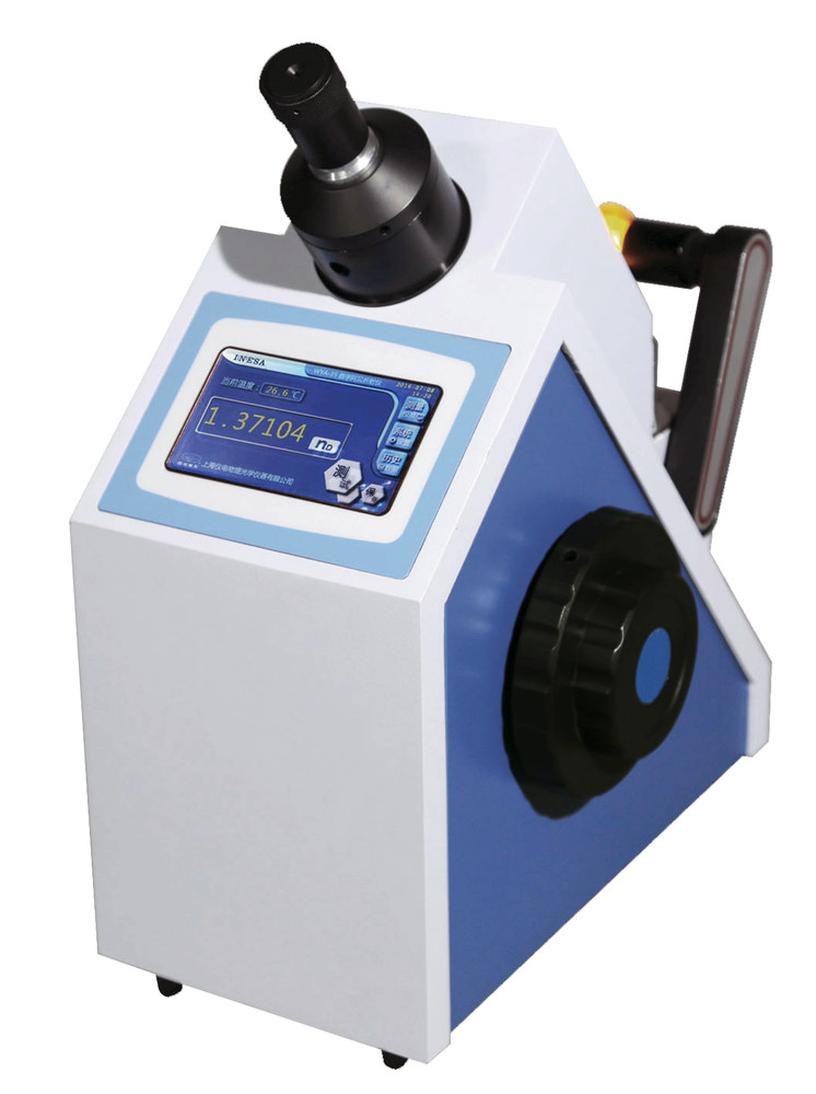 Digital Abbe Refractometer with Resolution Refractive Index 0.00001nD Brix 0.01%