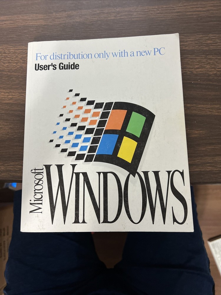 Vintage 1993 Original Microsoft Windows 3.1 User's Guide