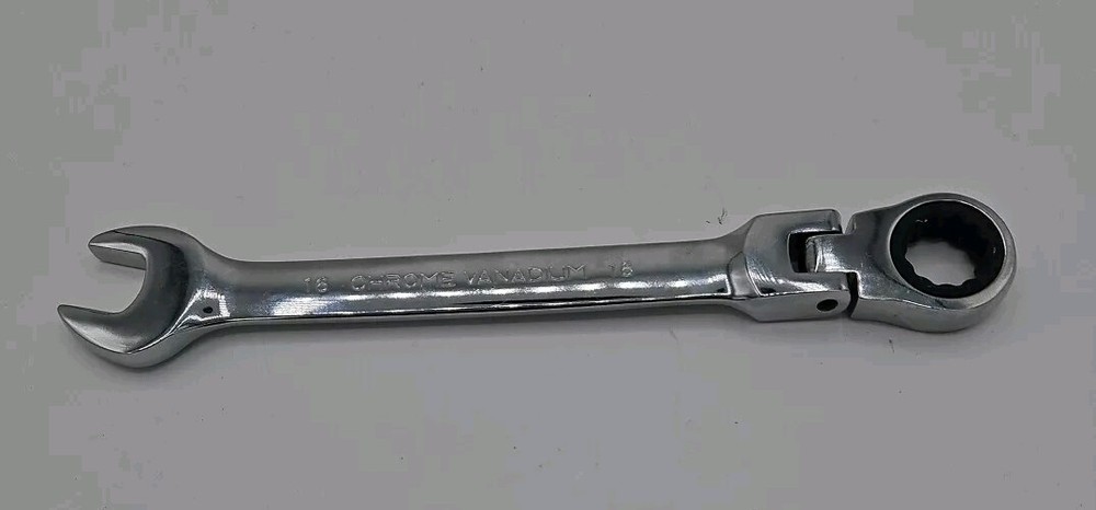 Chrome Vanadium - 16mm Combination Ratcheting Wrench