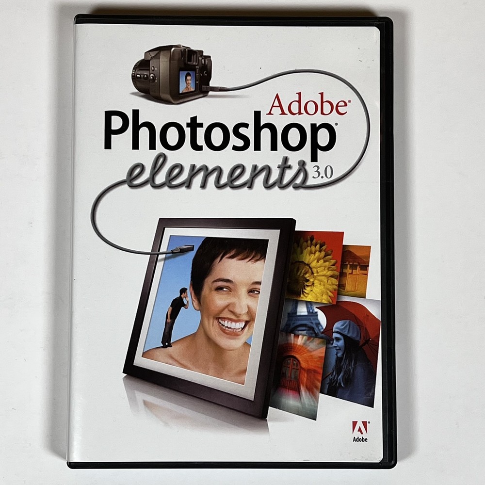 Photoshop Elements 3.0 for Windows CD-ROM Photo Software