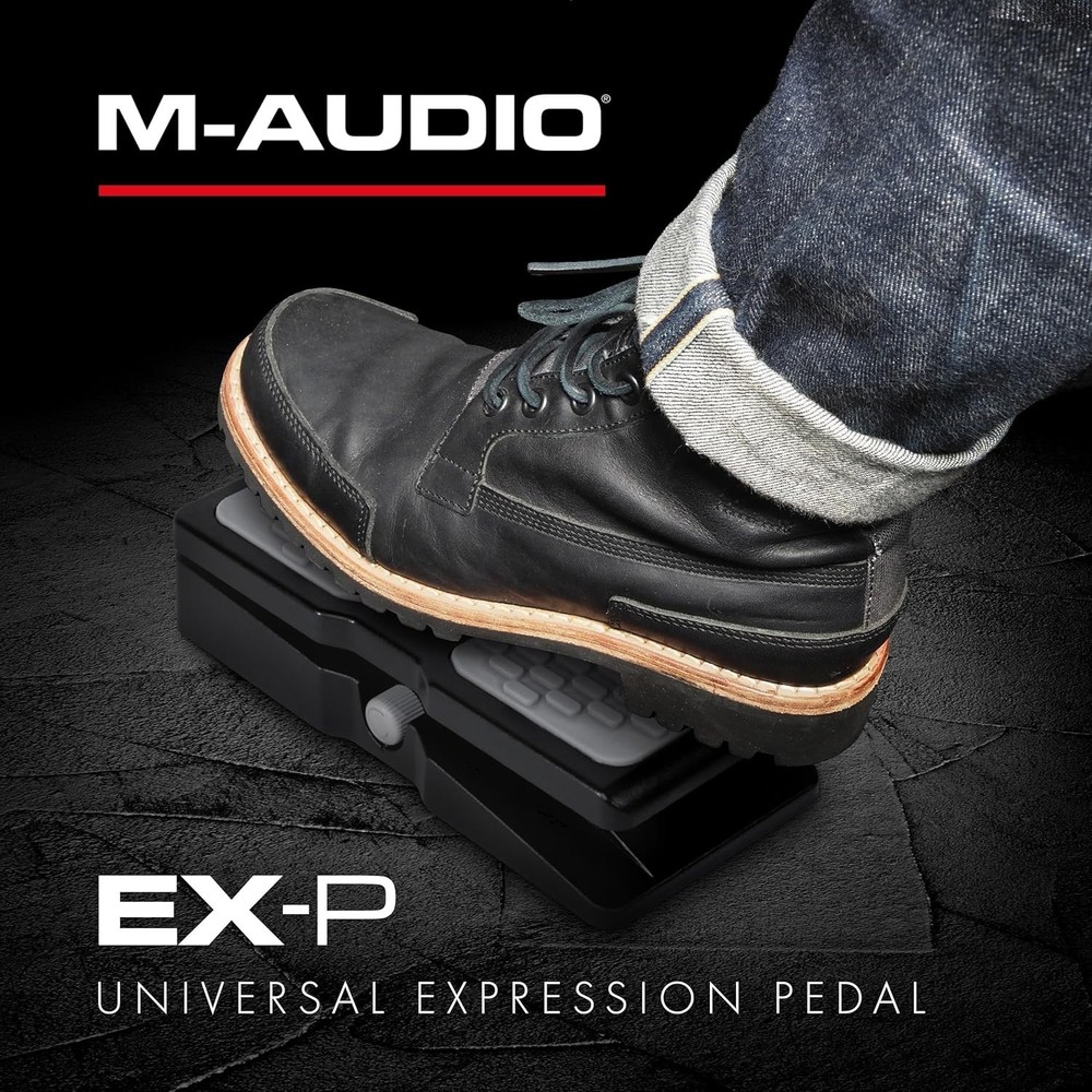 EX-P Expression Pedal for Keyboards, MIDI Keyboards/Controllers and Supported Gu
