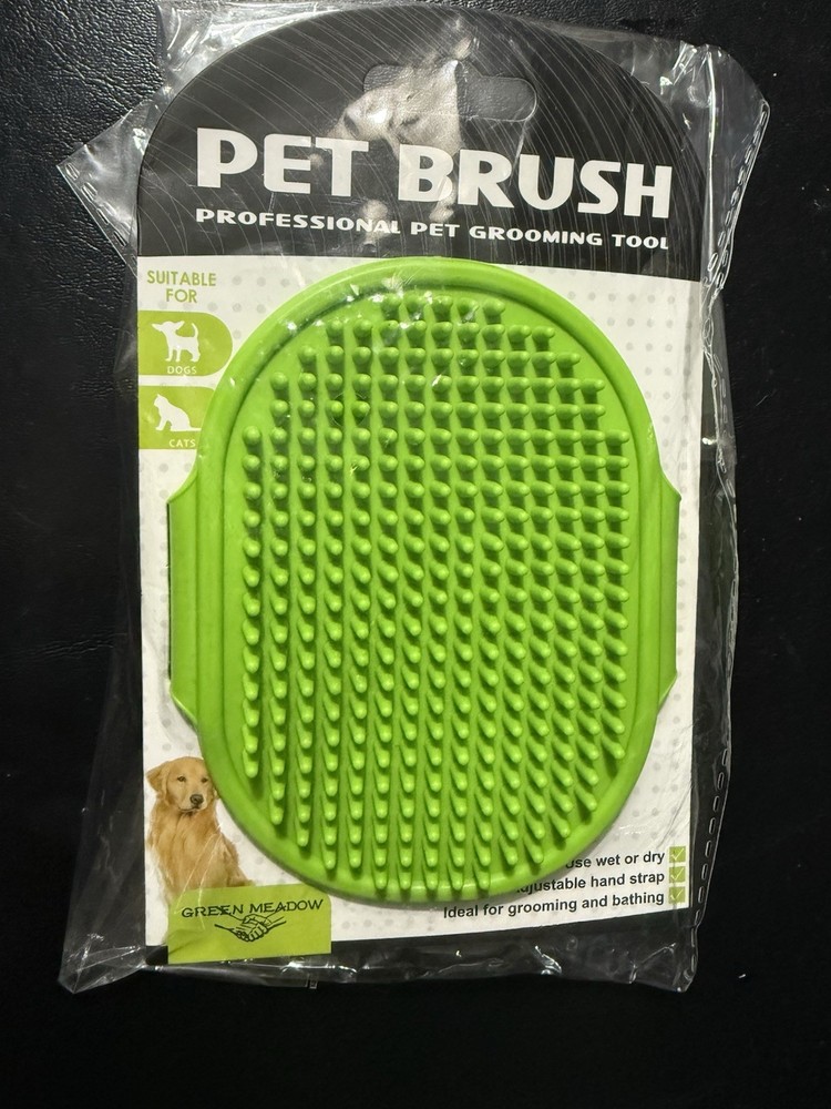 Pet Brush Curry Style Green - A0099