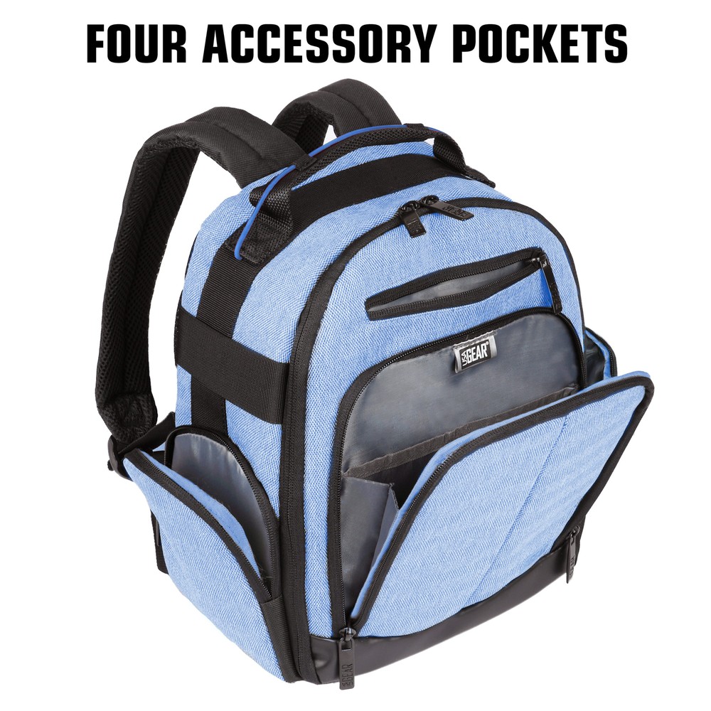 USA GEAR Backpack for VR Headset Compatible with Oculus Quest 2 Gaming Headset
