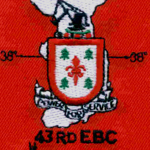 43rd Engineering Construction Battalion Patch