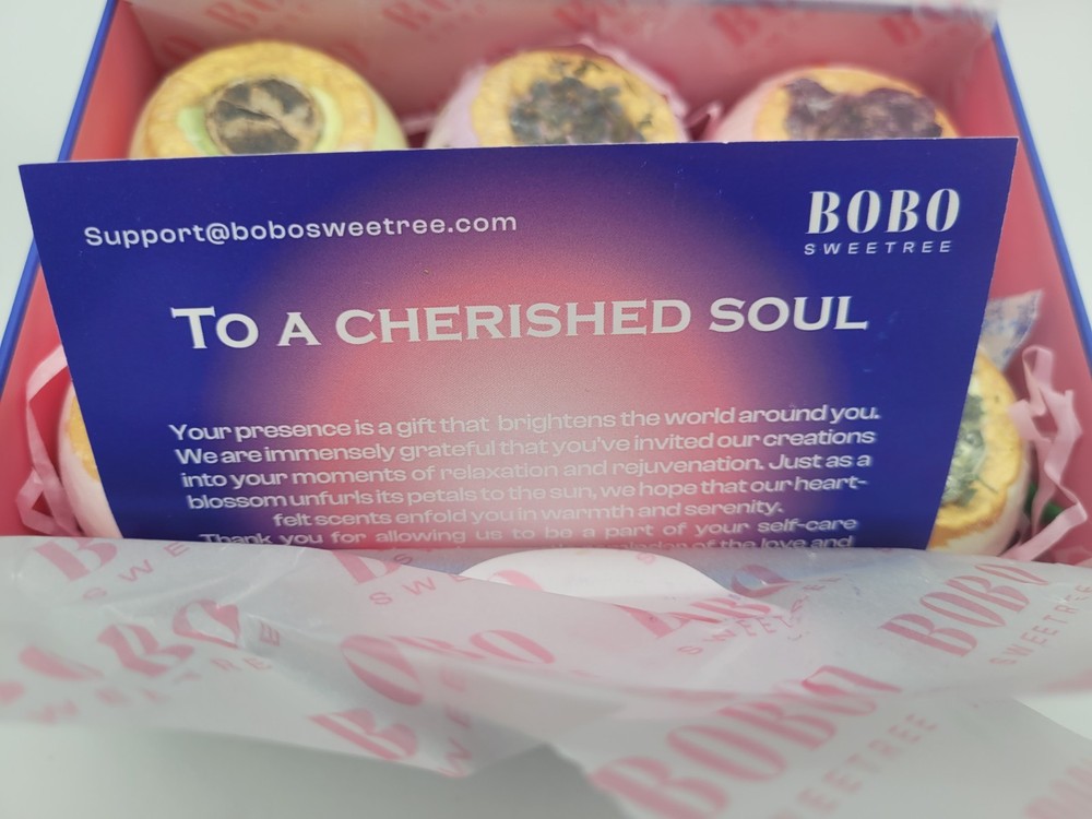 bath bombs 6 pods Bobo Sweetree