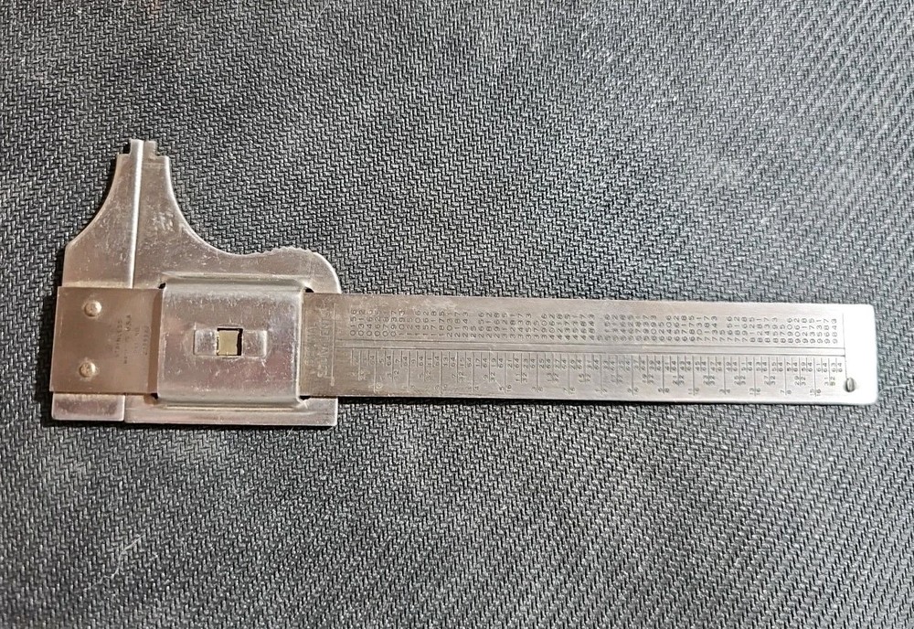 GENERAL 729 POCKET SLIDE 5" CALIPER TOOL MACHINING (k5)