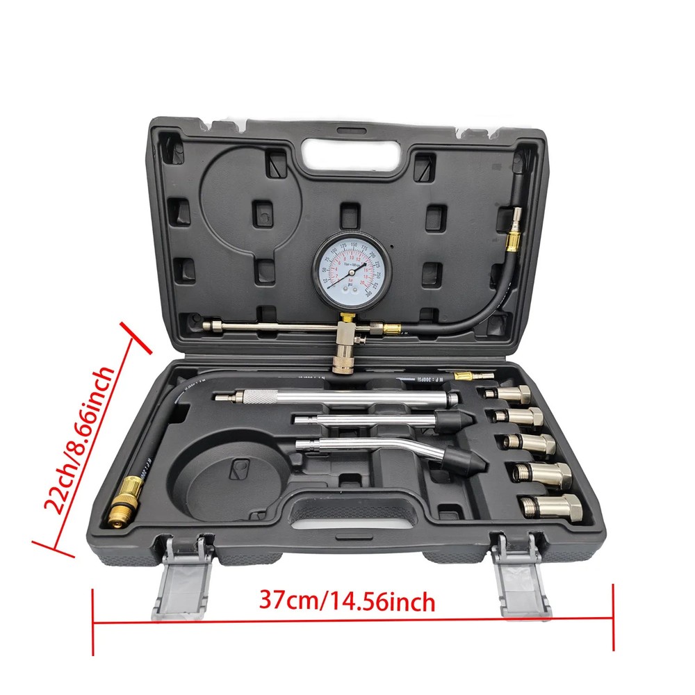 NEW Professional Engine Cylinder Compression Tester Kit