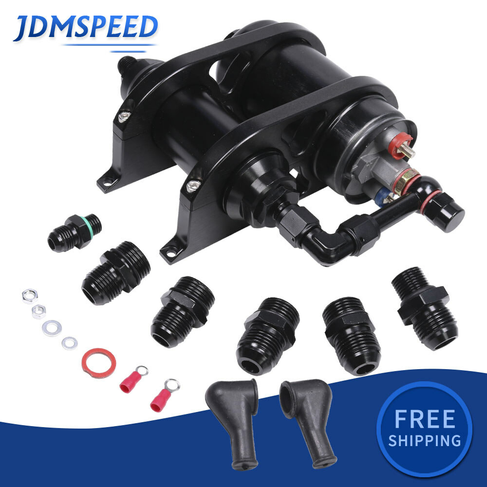 300LPH EXTERNAL FUEL PUMP W/ BRACKET KIT & FILTER AN8 For 044 0580254044