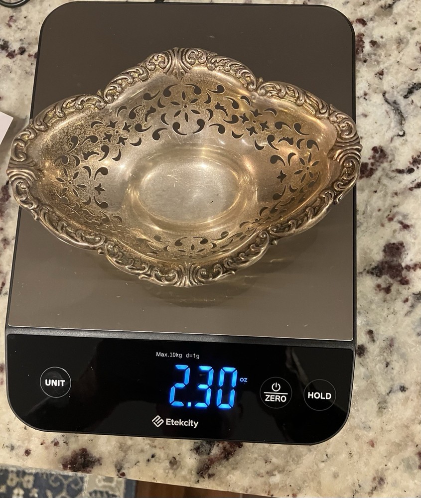 sterling silver candy dish