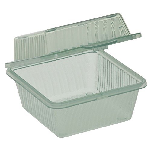 G.E.T. 1 Compartment Jade Polypropylene Eco-Takeout Container - 4 3/4"L x 4