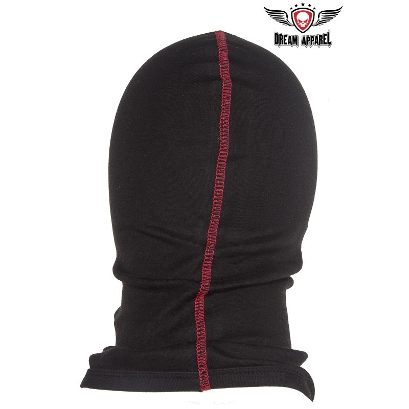 Black Full Face Cotton Motorcycle Mask