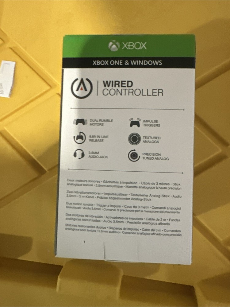 Sealed PowerA Enhanced Wired Controller for Xbox One and Windows 10,