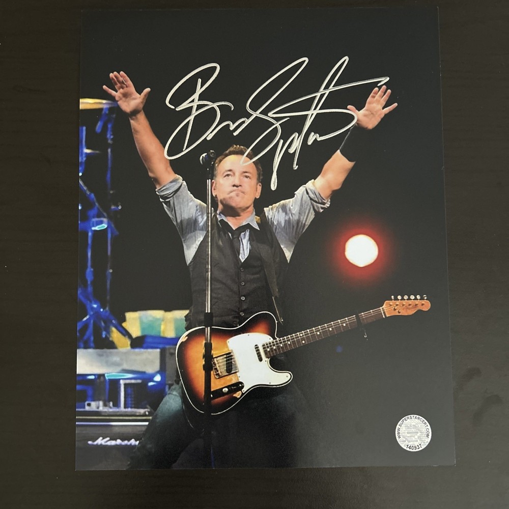 Bruce Springsteen Signed Autograph 8x10 Photo