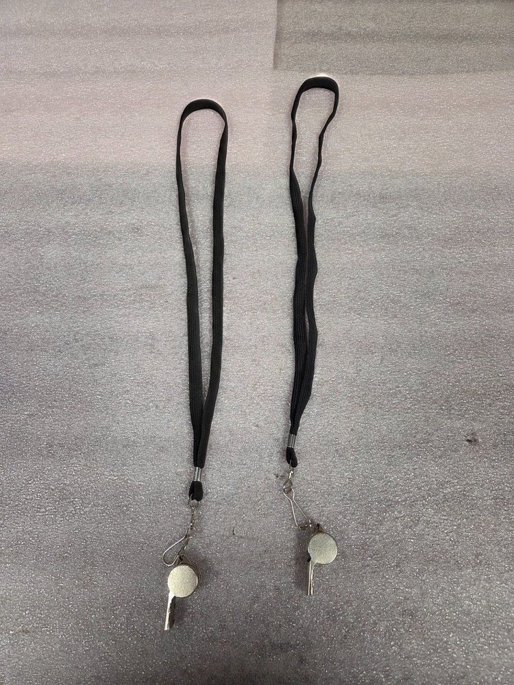 WHISTLE - SILVER - WITH LANYARD