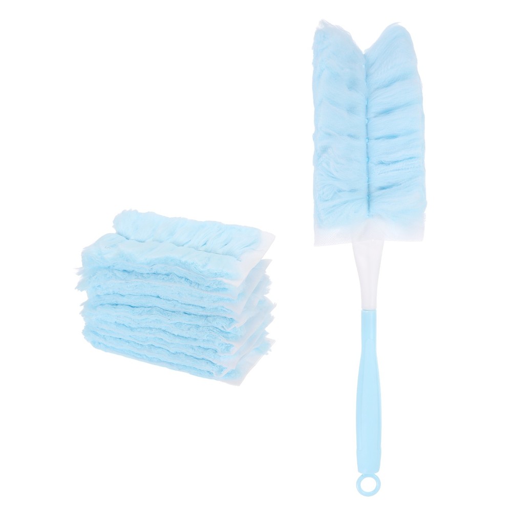 1 Count Blue Handle Refill, with 10 Blue Dusters
