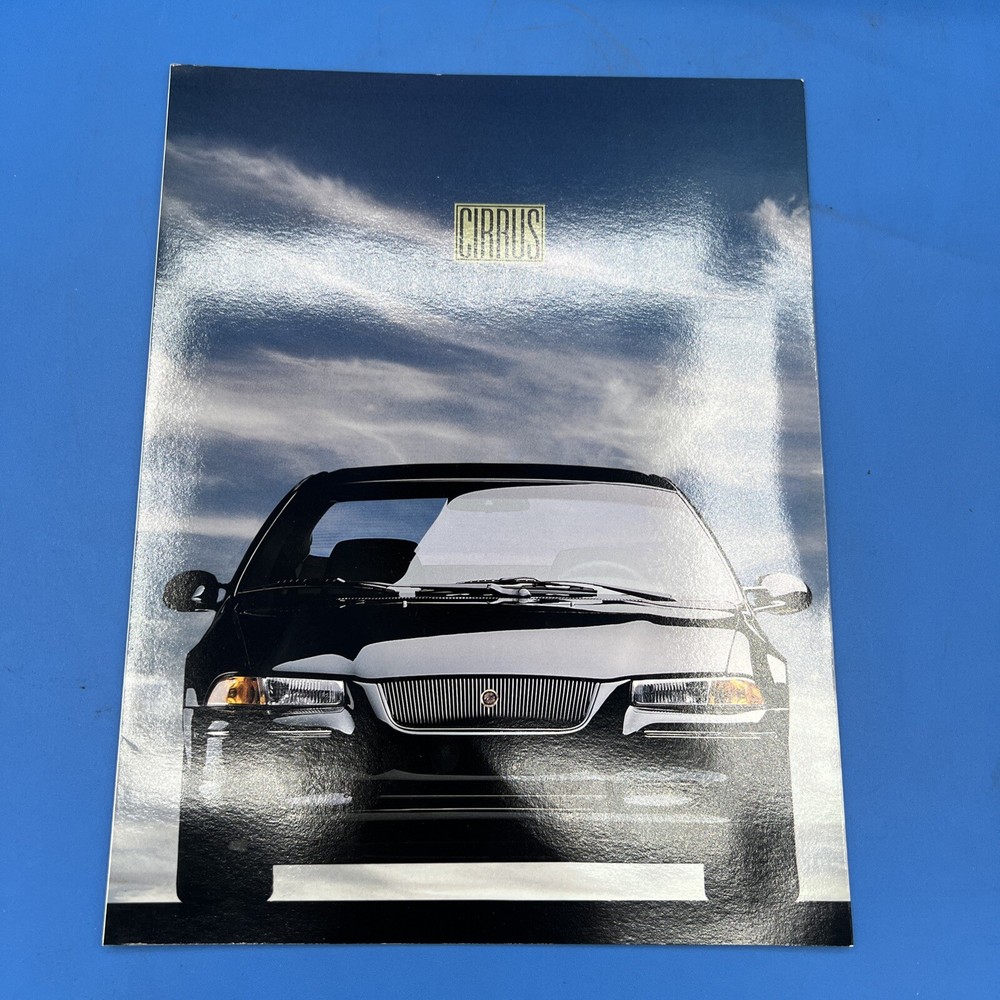 Original 1995 Chrysler Cirrus Foldout Sales Brochure 95